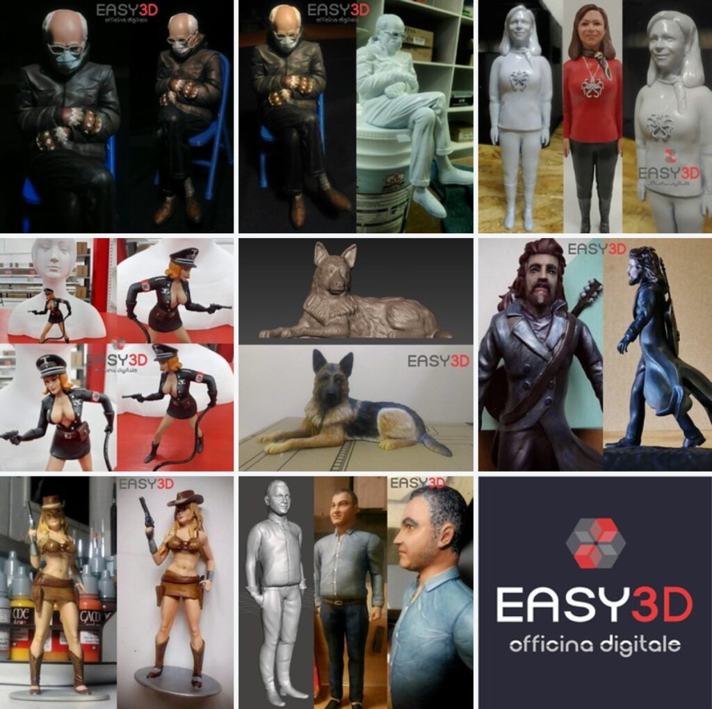 Statuine 3D ed action figure